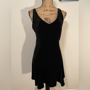 Vintage 90's Y2K Victoria's Secret Black Velvet Mini Dress